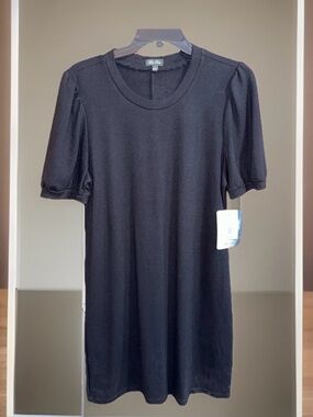 NWT Lily Rose Women’s Black Puff Sleeve Mini Dress-Soft Touch-XL